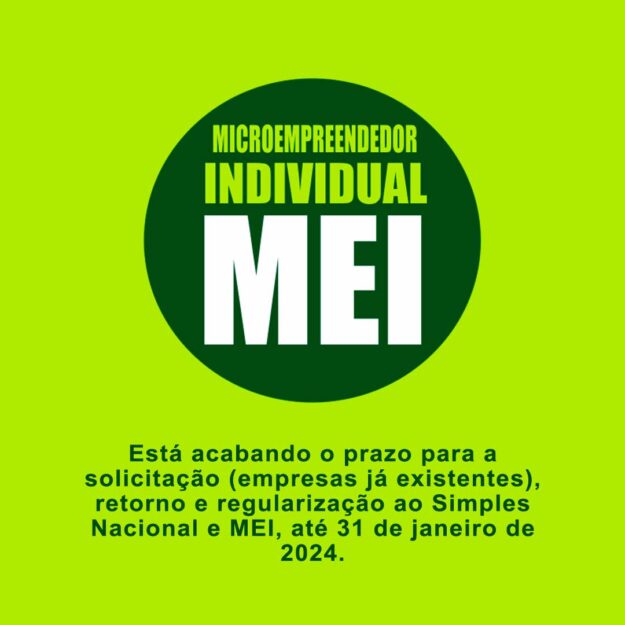 JL Consultoria Contábil - Está acabando o prazo para a solicitação (empresas já existentes), retorno e regularização ao Simples Nacional e MEI, até 31 de janeiro de 2024.